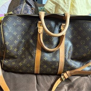 Authentic Louis Vuitton keepall 45 bandolier